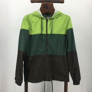 Kirra Color Block Hooded Windbreaker
